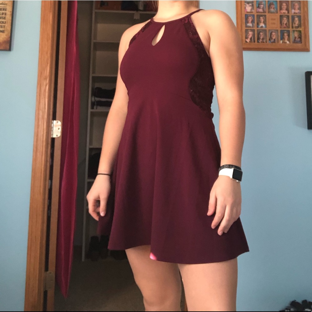 Maroon Formal Dress